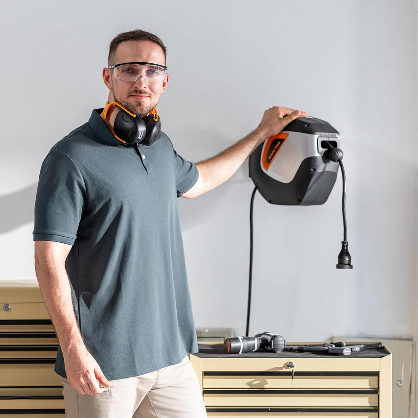 Retractable Extension Cord Reel-15m for AU