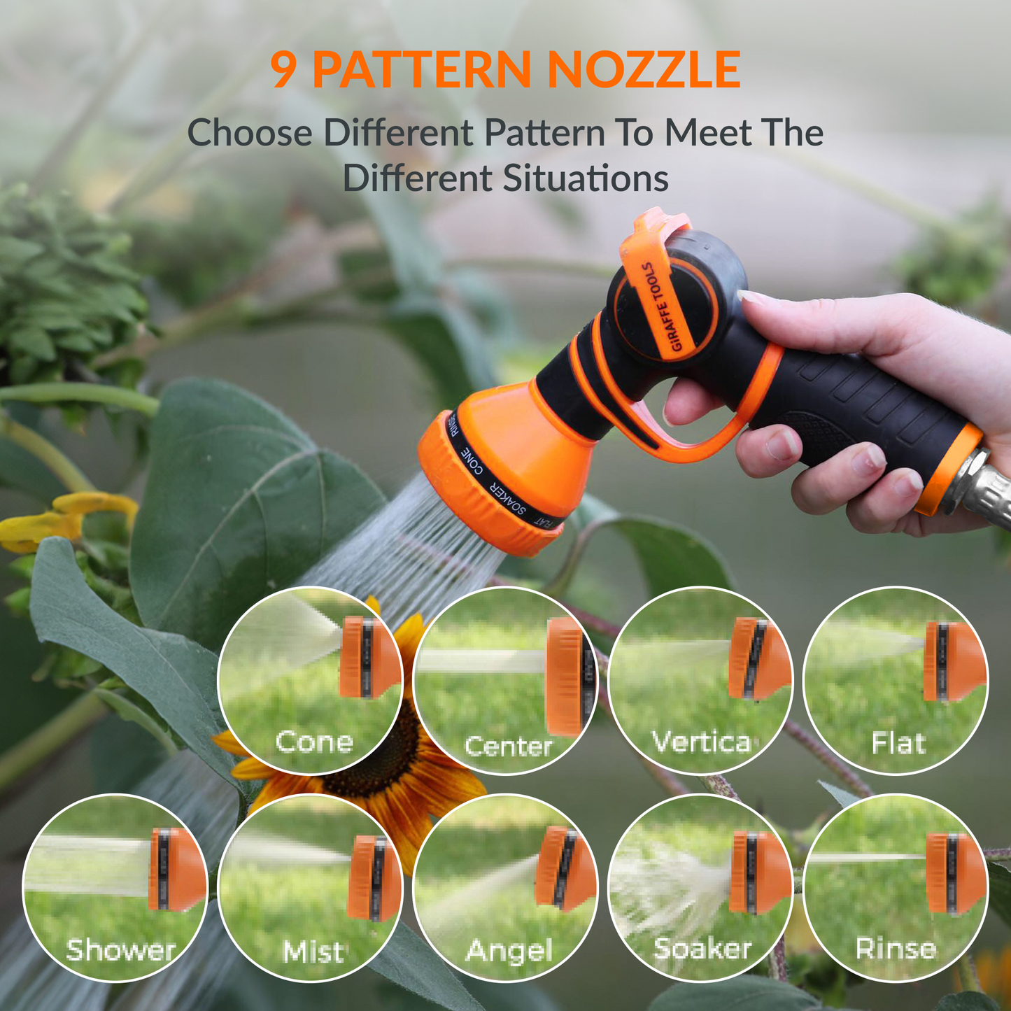 Retractable Garden Hose Reel-5/8in-62ft