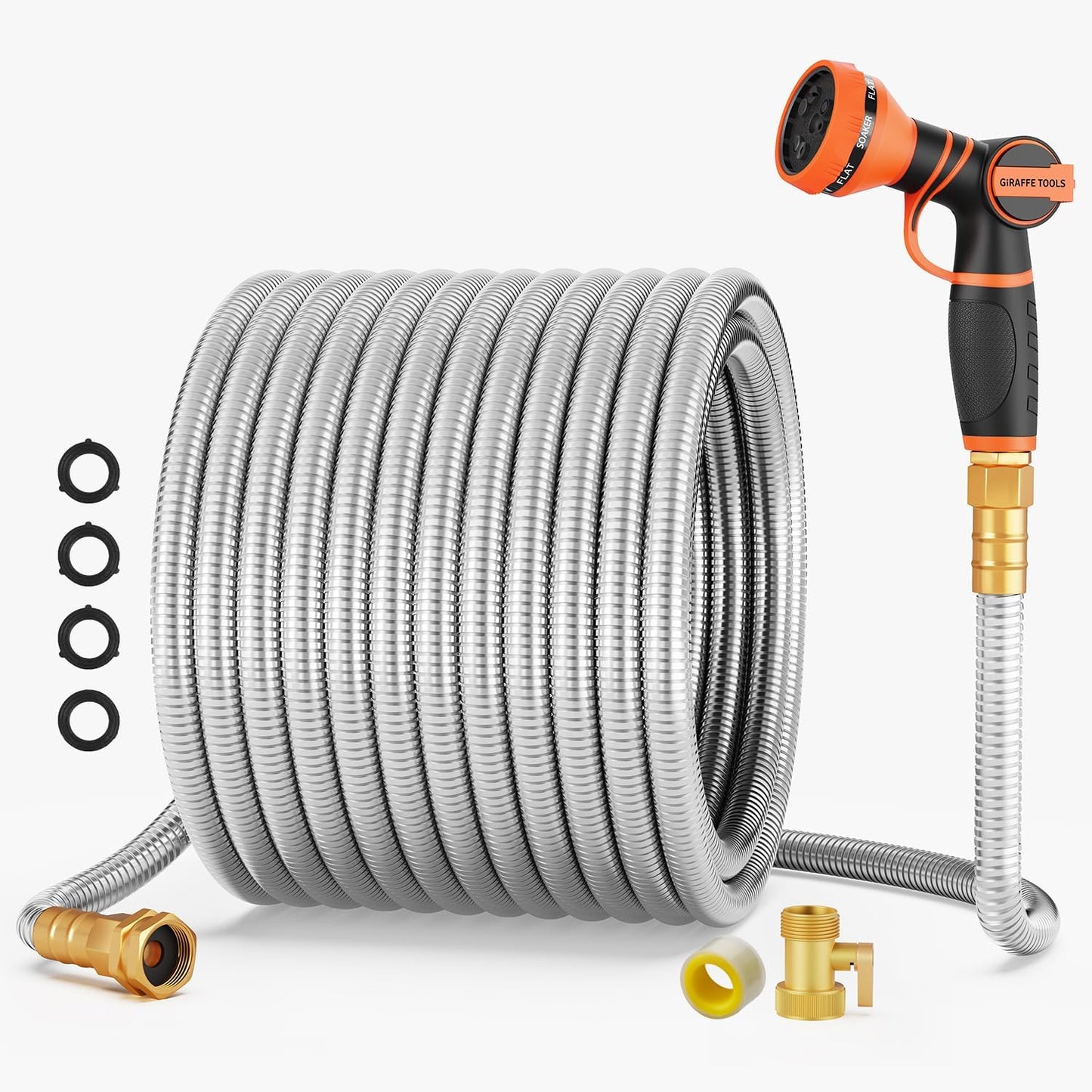 304 Stainless Steel Metal Garden Hose