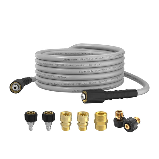 Super Flexible Power Washer Hose 25ft-100ft