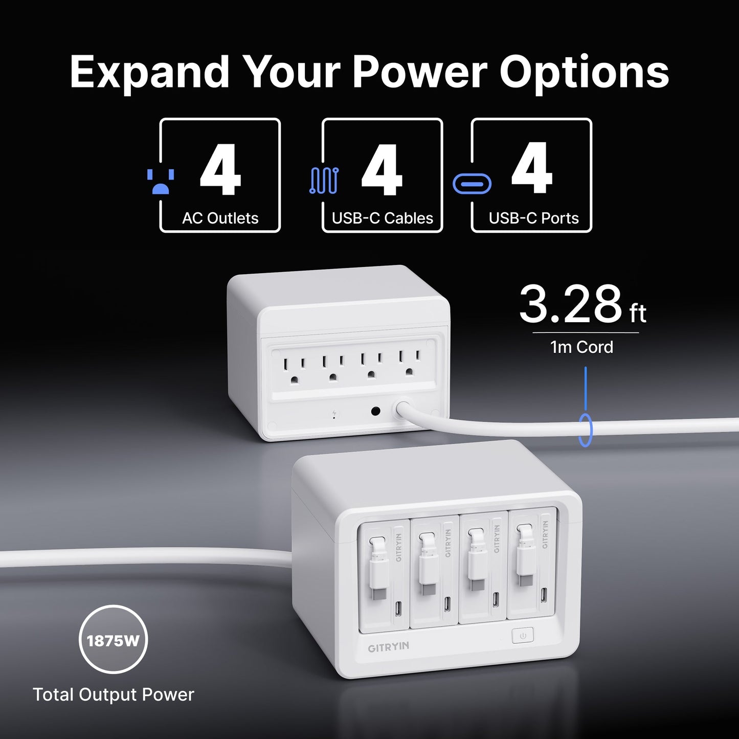 Gitryin Desktop Charging Station 12-in-1 (65W Combo)