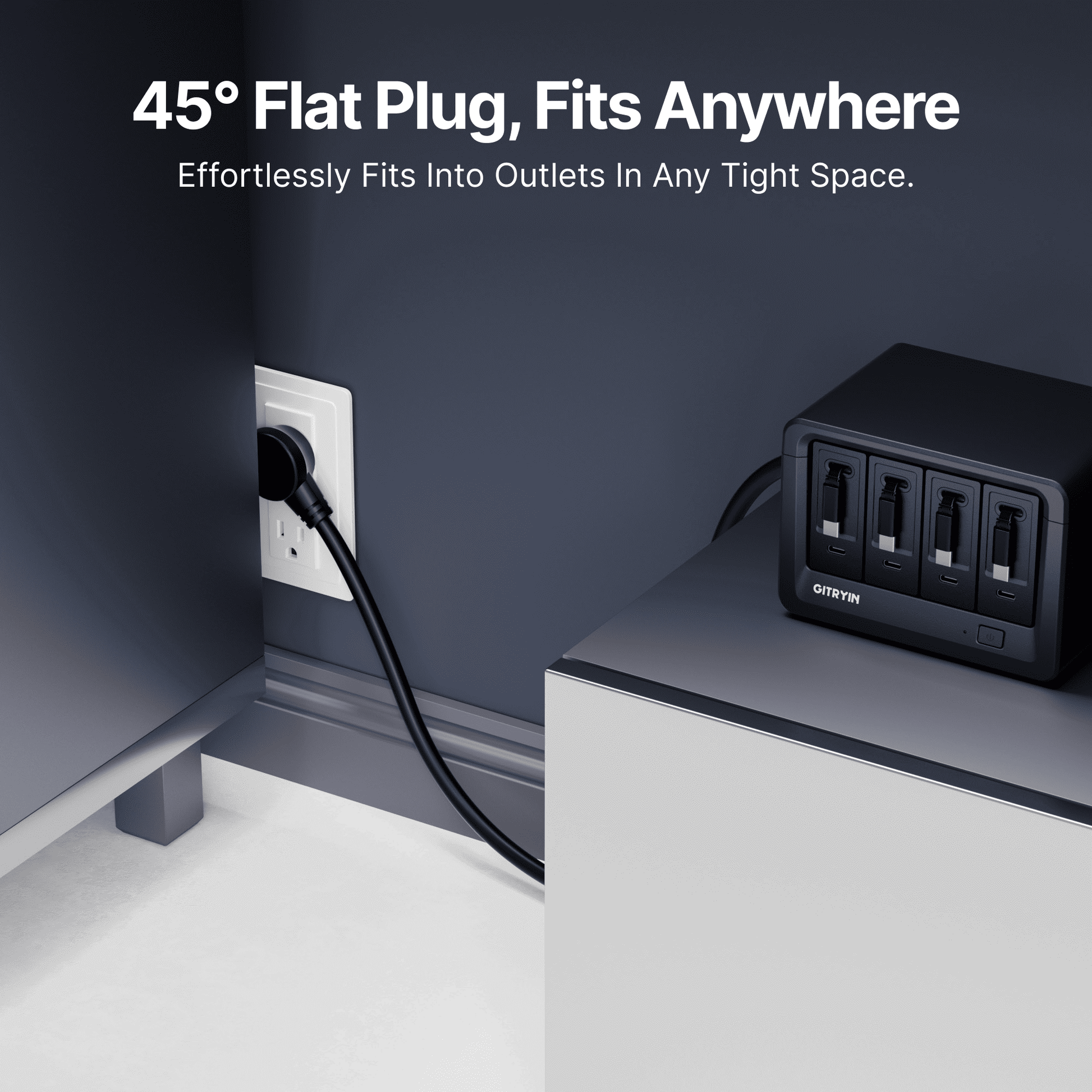 Gitryin Desktop Charging Station 12-in-1 Black Features