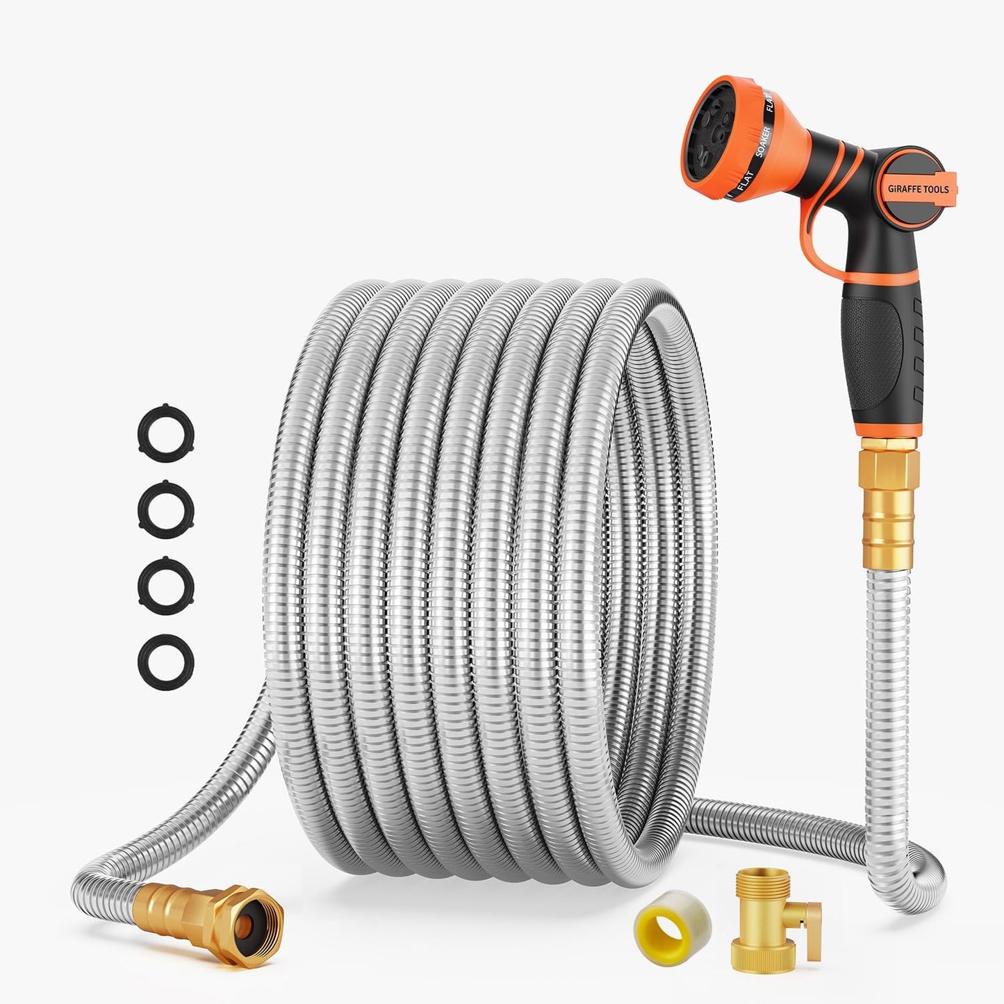 304 Stainless Steel Metal Garden Hose