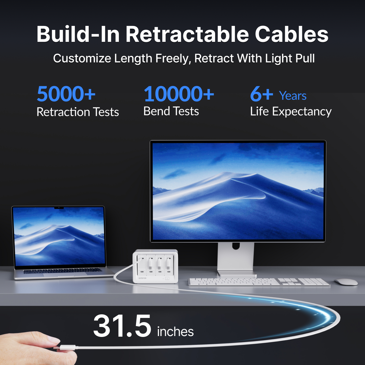 Gitryin Desktop Charging Station 12-in-1 Whine Features