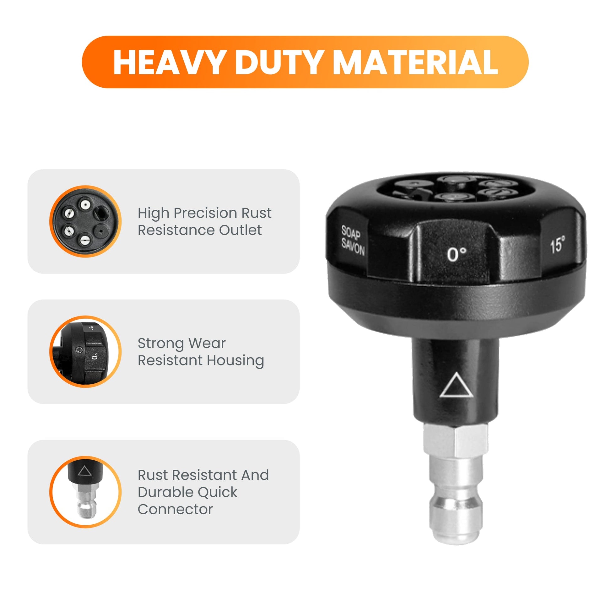 Pressure Washer Spray Nozzle-Giraffe Tools