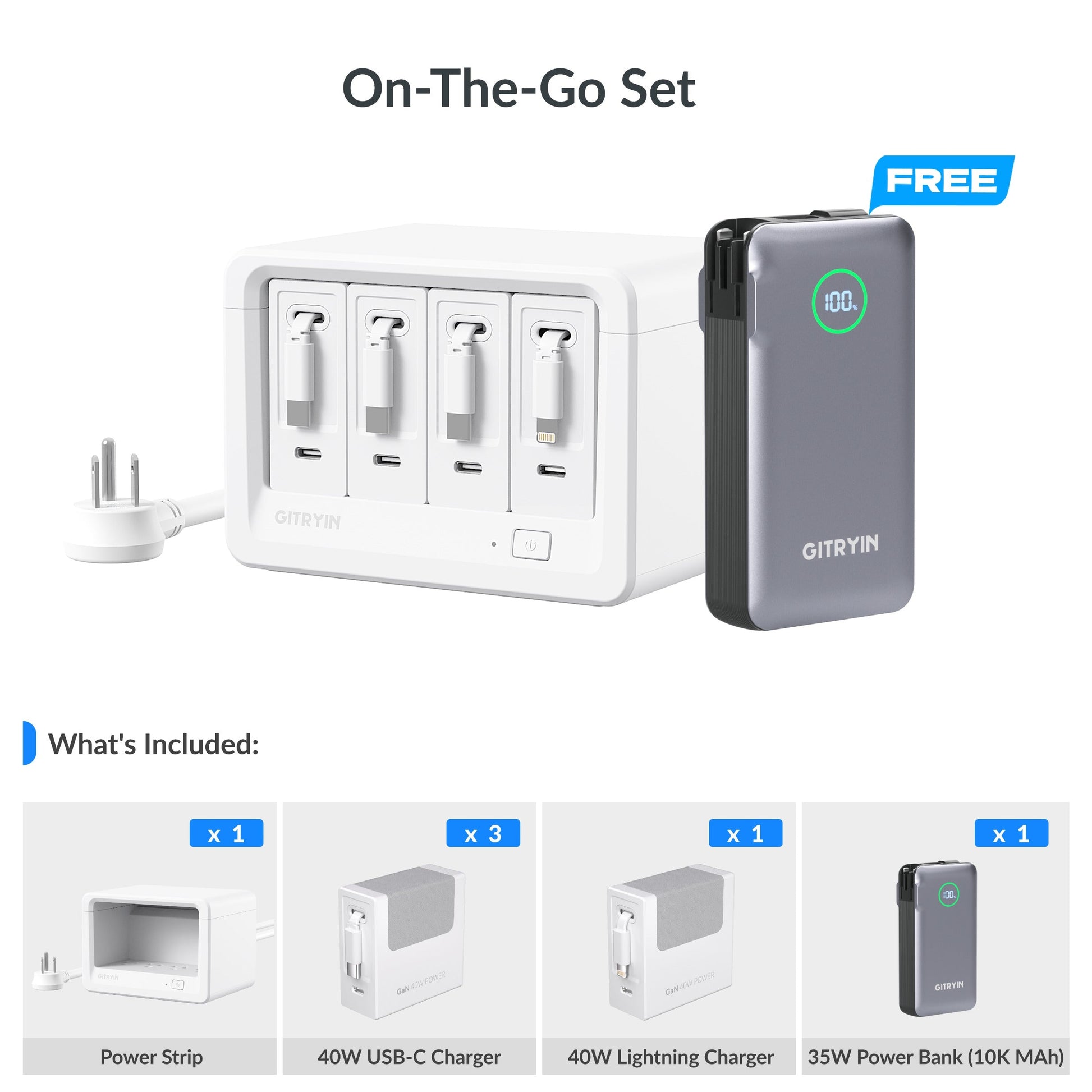 Gitryin Desktop Charging Station 12-in-1 Whine Features