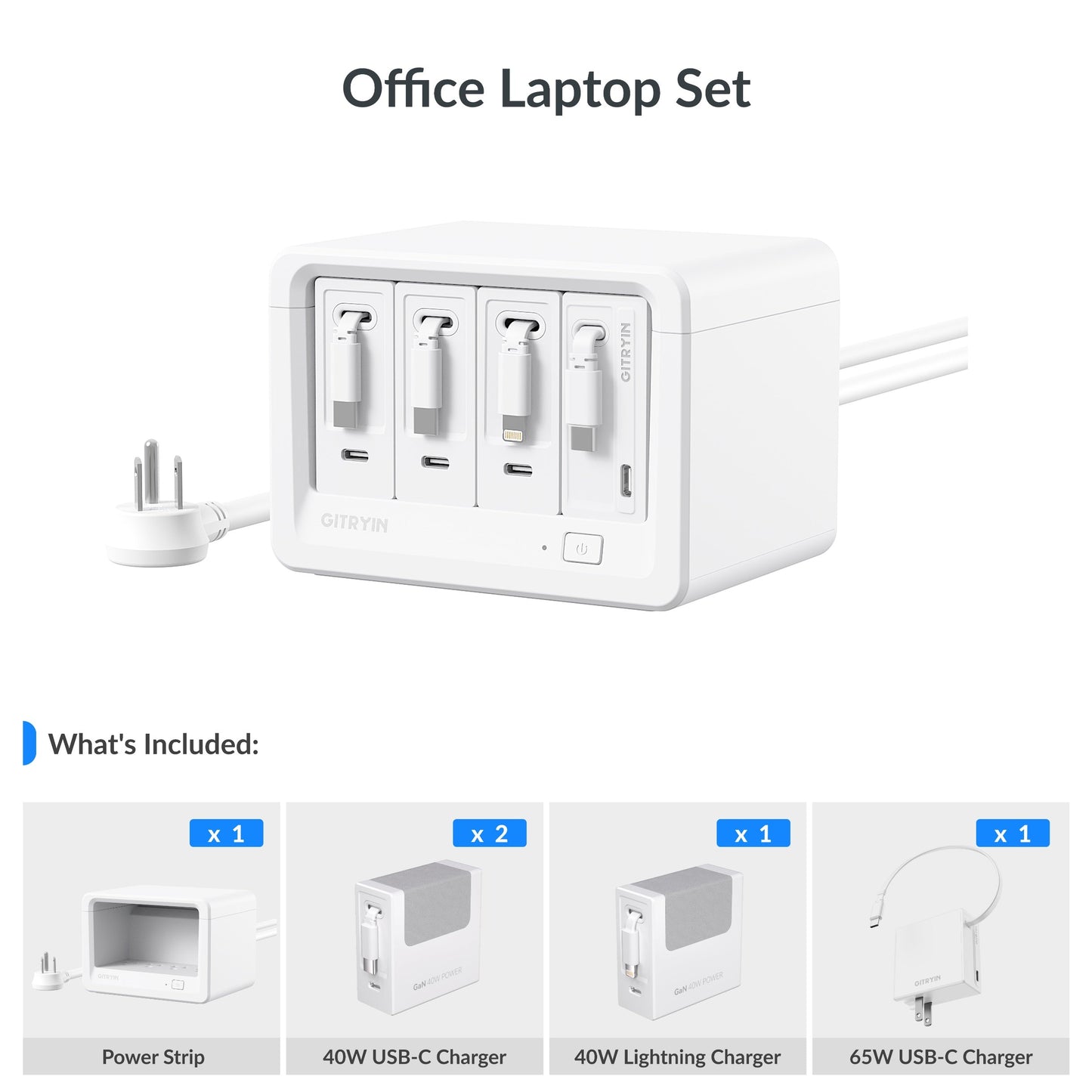 Gitryin Desktop Charging Station 12-in-1 Whine Features