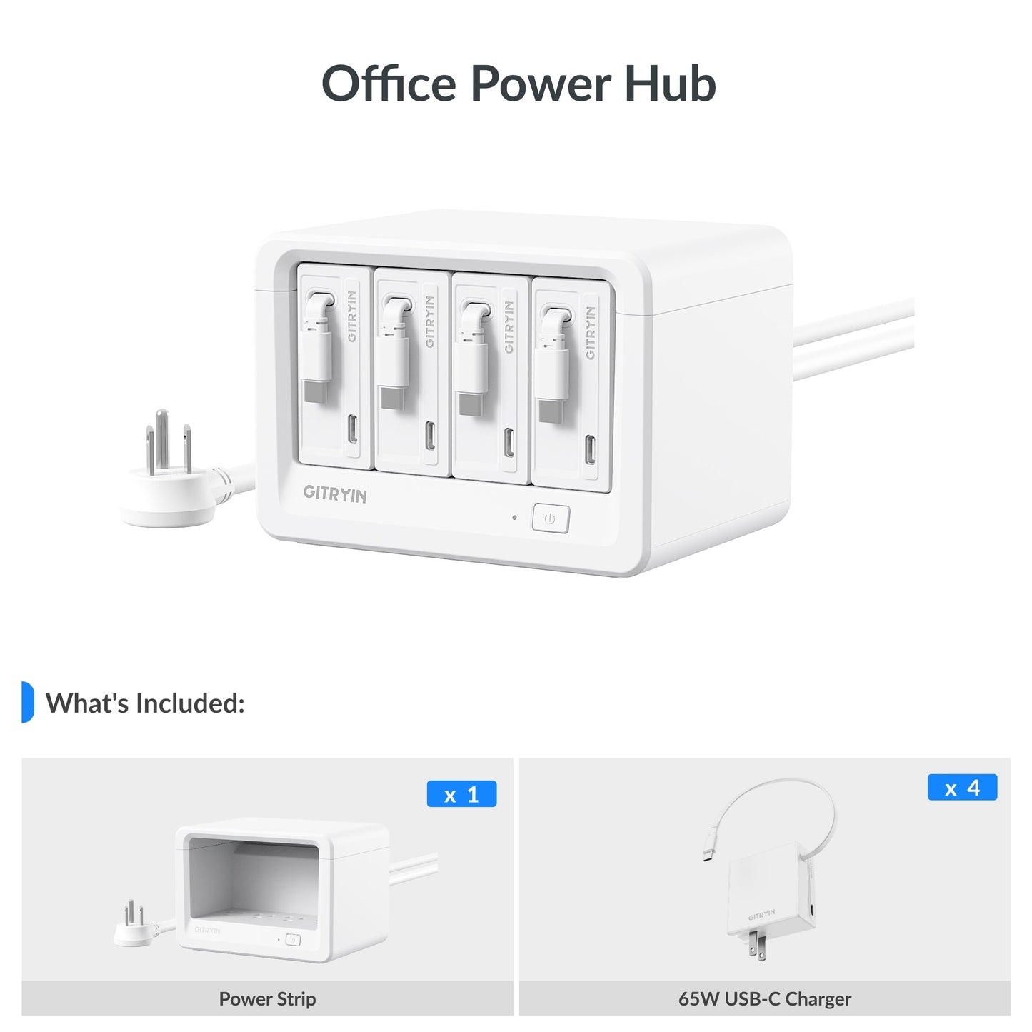 Gitryin Desktop Charging Station 12-in-1 (65W Combo)