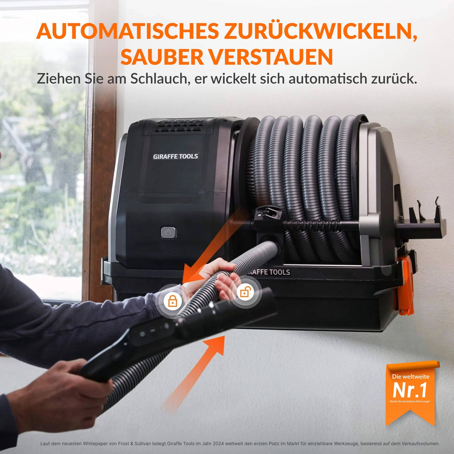 Grandstorm Aufrollbarer Staubsauger Merkmale