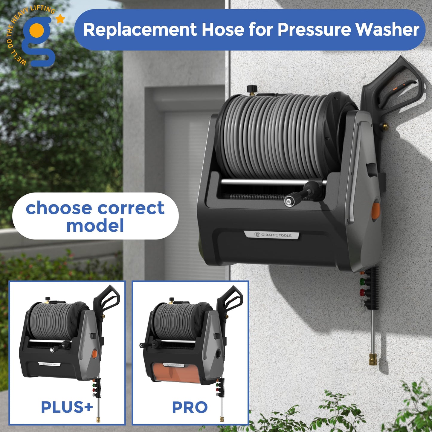 Pressure Washer Hose for Grandfalls Pro and Plus+ ONLY