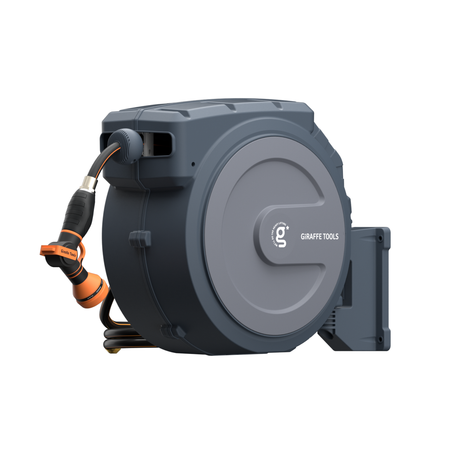 Garden Retractable Hose Reel-1/2in-130ft